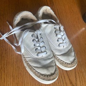 White UGG Canvas sneakers